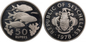 Seychelles 50 Rupees 1978 Silver