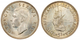 South Africa 5 Shillings 1952 Silver