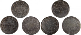 Yemen Imadi Riyal 1926 (AH1344) Unmounted Lot of 3 Coins Silver