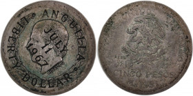 Anguilla Liberty Dollar 1967 Silver