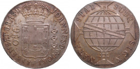 Brazil 960 Reis 1817 R Silver