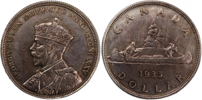 Canada 1 Dollar 1935 Silver Silver KM#30 George V

Grade: AU