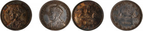 Canada Lot of 2 Coins 1 Dollar 1935 Silver