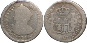 Chile 1 Real 1788 Silver