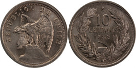 Chile 10 Centavos 1933