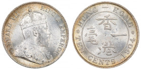 Hong Kong 10 Cents 1904 Silver