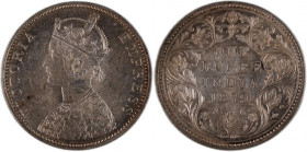 India British 1 Rupee 1879 B Silver
