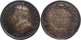 India British 1/2 Rupee 1928 B Silver