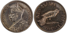 New Zealand 6 Pence 1936 Silver