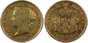 Philippines 4 Pesos 1864 Gold