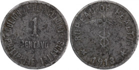 Philippines Culion Islands 1 Centavo 1913 Rare