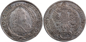 Austria 20 Kreuzers 1773 IC-SK Silver