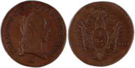 Austria 1/2 Kreuzer 1800 A