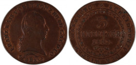 Austria 3 Kreuzer 1812 B Kremnitz