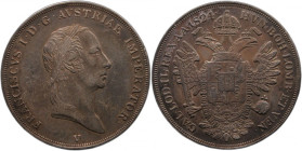 Austria 1 Scudo 1824 V Silver