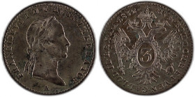 Austria 3 Kreuzers 1832 A Silver