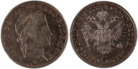 Austria 5 Kreuzers 1838 A Silver