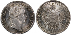 Austria 20 Kreuzers 1856 B Silver