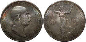 Austria 5 Corona 1908 Silver