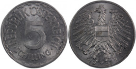 Austria 5 Schilling 1957 RARE