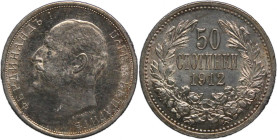 Bulgaria 50 Stotinki 1912 Silver