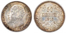Bulgaria 50 Stotinki 1913 Silver
