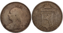 Cyprus 18 Piastres 1901 Silver