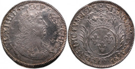 France 1/2 Ecu 1693 Silver Rare Condition
