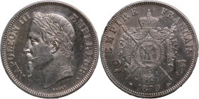 France 2 Francs 1867 A Silver