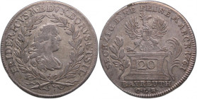 Germany Brandenburg-Bayreuth 20 Kreuzers 1761 CLR Silver