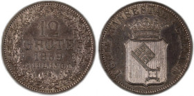Germany Bremen 12 Grote 1859 Silver