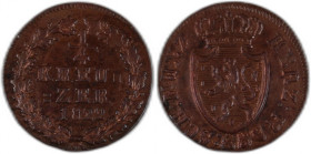 Germany Nassau 1/4 Kreuzer 1822