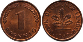 Germany, Federal Republic 1 Pfennig 1948 D