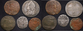 Great Britain Lot of 5 Coins Silver and Copper