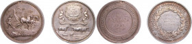 Great Britain Scotland Silver Medal Agricultural Society 1845-1898 Silver