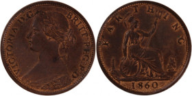 Great Britain Farthing 1860