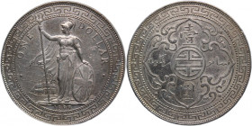 Great Britain 1 Trade Dollar 1899 B Silver