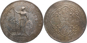 Great Britain 1 Trade Dollar 1907/7 B Silver