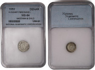 Hungary Denar 1553 KB Silver