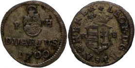 Hungary 1 Duarius 1700 KB Silver