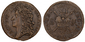 Ireland Shilling (12 Pence) 1689