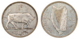 Ireland Republic Shilling 1928 Silver