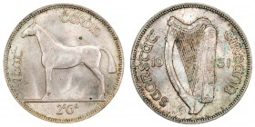 Ireland Republic 1/2 Crown 1931 Silver