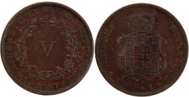 Portugal 5 Reis 1867