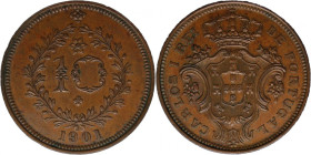 Portugal Azores 10 Reis 1901