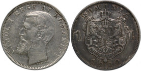 Romania 1 Leu 1900 Silver