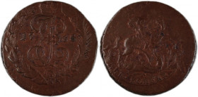 Russia 2 Kopeks 1765 CПМ Overstrike