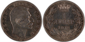 Serbia 1 Dinar 1912 Silver