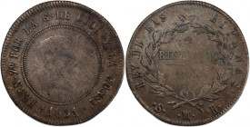 Spain 10 Reales 1821 SR Silver