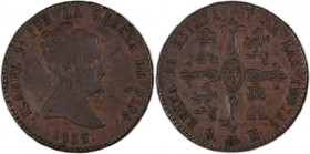 Spain 8 Maravedis 1836